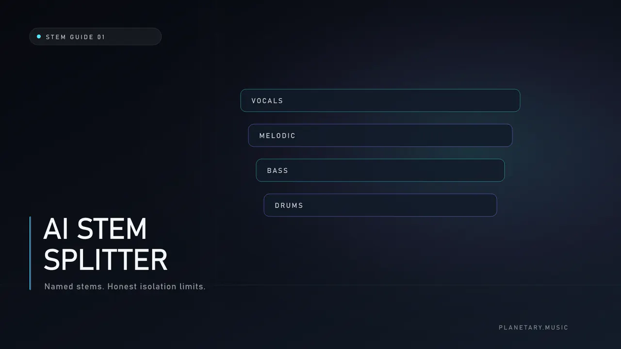 AI stem splitter: what it does, what it cannot do, and how to judge a result