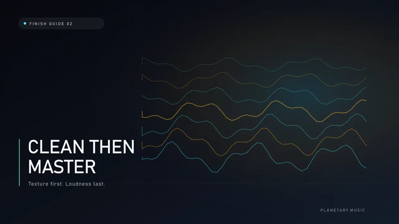 clean AI vocals before mastering: a release checklist