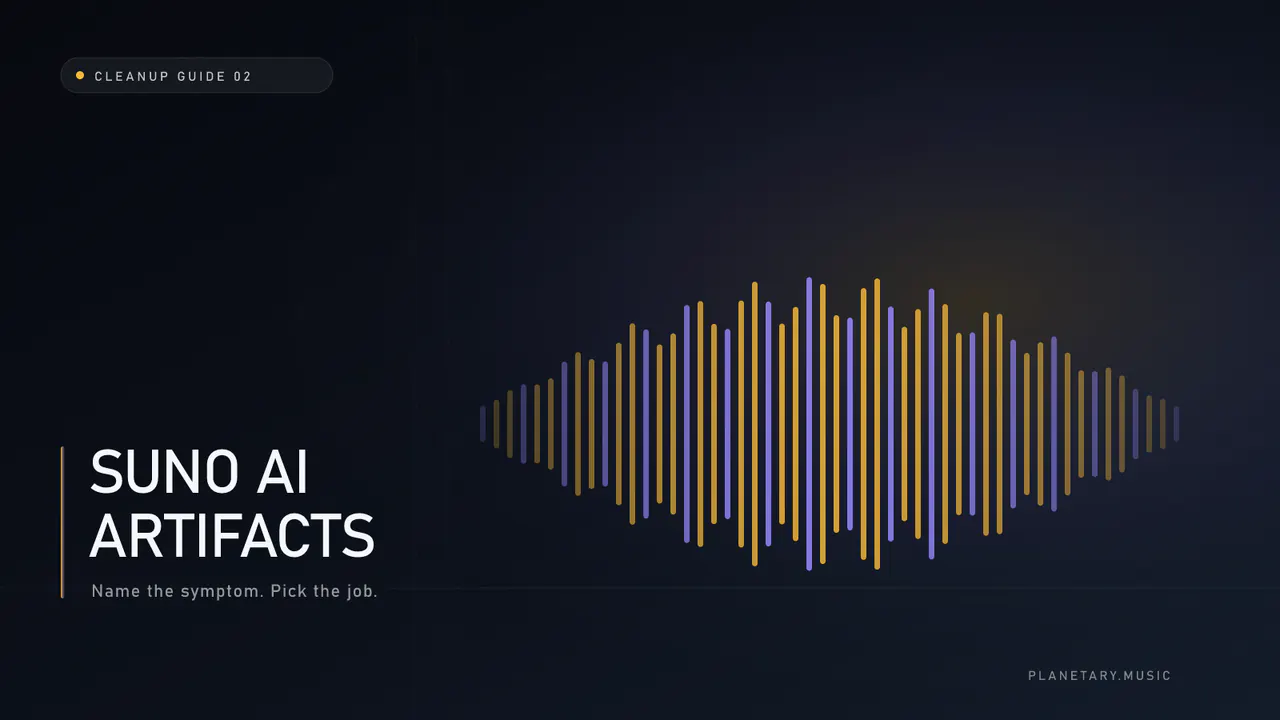 Suno AI artifacts: a practical map of what you are hearing