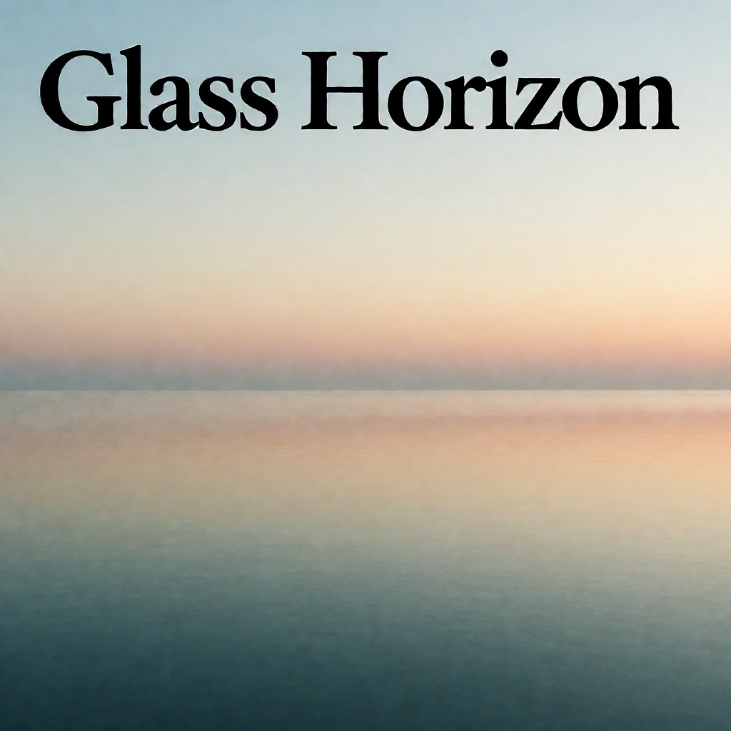 Standard cover — Minimal serif title — a calm mirror sea at dawn under a soft gradient sky.